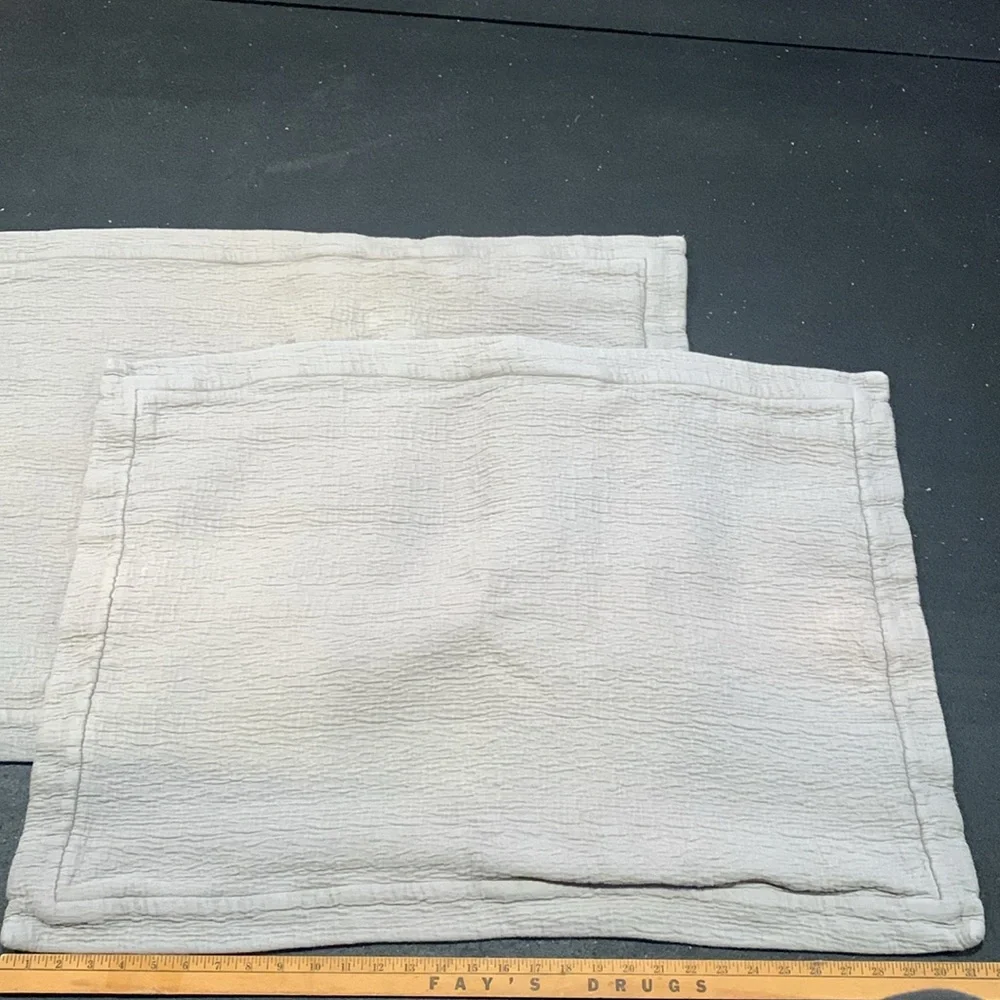 Restoration hardware twill weave standard sham